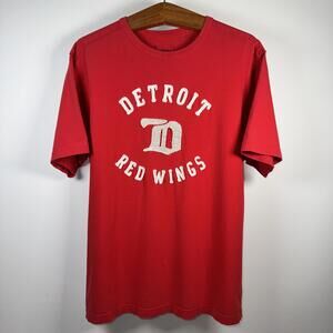 CCM Detroit Red Wings Red Vintage-Style T-Shirt - L